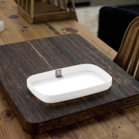 Homfun — plats chauds en plastique, bienvenue OEM 100%, assiettes en mélamine empilables pour pot chaud