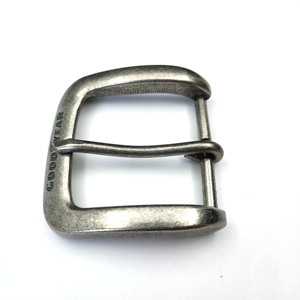 Hebilla de Cinturón Personalizada de 40 mm con Baño de Plata Antigua, Hebilla de Aleación de Zinc con Logotipo Personalizado para Cinturón de Hombre - Product Image 5