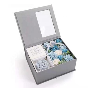 R-1230 En Gros Set Savon Fleur Rose Boîte à Fleurs Cadeau Saint-Valentin fête <span class=keywords><strong>des</strong></span> Mères Cadeau D'anniversaire De Noël - Product Image 6
