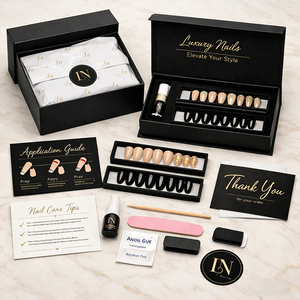 <span class=keywords><strong>Uñas</strong></span> Postizas Personalizadas con Brillo, Estilo Stiletto, Puntas <span class=keywords><strong>de</strong></span> <span class=keywords><strong>Uñas</strong></span> Falsas <span class=keywords><strong>de</strong></span> ABS Brillantes, Aspecto Natural para Uso en <span class=keywords><strong>Salón</strong></span> y en Casa - Product Image 3