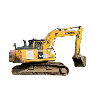 รถขุดขนาดเล็กแบบตีนตะขาบ Komatsu PC240 มือสอง น้ำหนัก 24 ตัน พร้อมวาล์วไฮดรอลิก Kawasaki ปั๊มเกียร์ แกนปั๊ม มอเตอร์ และชิ้นส่วนเครื่องยนต์ - Product Image 1