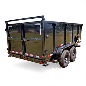 Quality Used Full Hydraulic 14LP Dump Trailer Heavy Duty High Side Utility 12-Gauge Steel High Side Utility Hauler 20-25T - Product Image 1