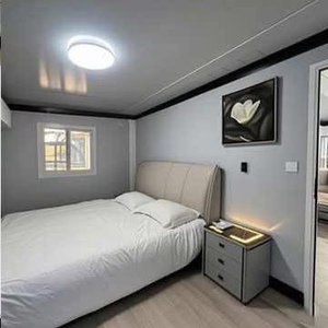 Casa Contenedor de Madera Expandible de Lujo de 20-40 Pies con Doble Ala, Prefabricada, Plegable, Dos Dormitorios, Un Baño, Oficina, Hotel - Product Image 2