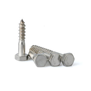 Tornillo <span class=keywords><strong>de</strong></span> madera <span class=keywords><strong>de</strong></span> cabeza hexagonal <span class=keywords><strong>de</strong></span> acero inoxidable <span class=keywords><strong>de</strong></span> fábrica, tornillo <span class=keywords><strong>de</strong></span> madera <span class=keywords><strong>de</strong></span> cabeza hexagonal DIN571 <span class=keywords><strong>de</strong></span> acero al carbono Chapado en Zinc - Product Image 4
