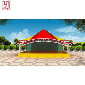 Structure de Toiture en Membrane Tensile PVDF pour Terrains de Sport, Design Yijin Chine - Product Image 5