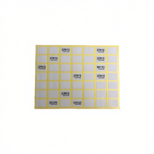 Mnj Self Adhesive <b>Labels</b> 12Pcs Grid Sheet For <b>Packaging</b> Labeling - Product Image 1