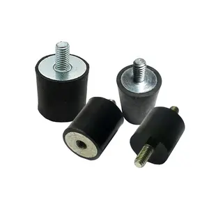 Tùy chỉnh cao su tự nhiên chống rung đệm Damper với chủ đề M8 cao su isolator mùa xuân Damper VD loại chống rung núi