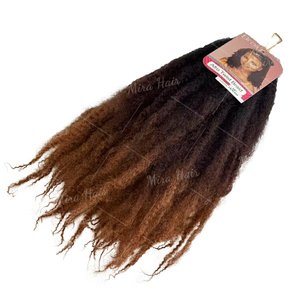 Offre Spéciale 18 pouces Afro Kinky Twist Marley Crochet Tressage Synthétique Ombre Extensions <span class=keywords><strong>de</strong></span> Cheveux pour Faux Locs 30 Brins/Paquet - Product Image 4