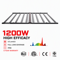 Solusi Pertanian Vertikal Dalam Ruangan Komersial Sistem Daisy-Chain Lampu LED Tumbuh Tanaman 1200w Efisiensi Tinggi