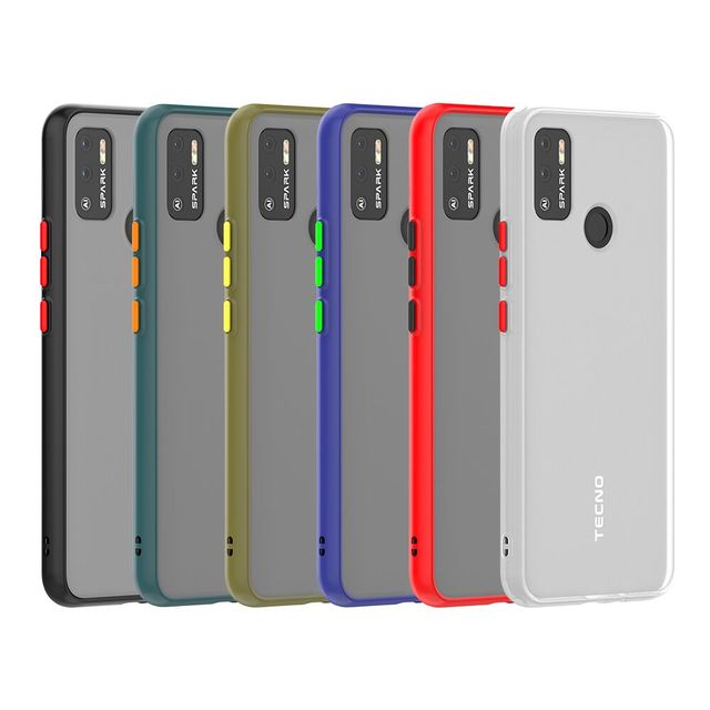 Frosted Skin for TECNO SPARK5 AIR Comfortable Phone case Mobile Phone Bags Mobile Phone Accessories Tpu Pc 2 in 1 Back Cover