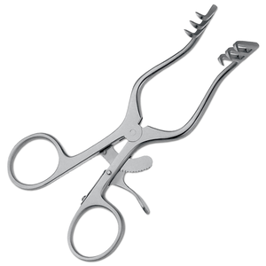 Retractores Weitlaner 4.5, Tupidos, 3x2 Puntas, Instrumentos Quirúrgicos Veterinarios de Acero Inoxidable - Product Image 1