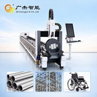Mesin Pemotong Pipa Logam Laser Serat CNC Pemotong Tabung Rotary Chuck Cypcut Rel Pemandu Hiwin Kecepatan Pemotongan Akurasi Tinggi 40m/menit