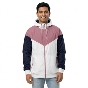 Customized Design <b>Men's</b> <b>Rain</b> <b>Jacket</b> <b>Lightweight</b> Windbreaker with New Style Best Material for Casual Wear - Product Image 1