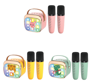 Nouvelle Tendance Enceinte Stéréo Portable de Bureau pour Fêtes, <span class=keywords><strong>Musique</strong></span>, Jeux, Enfants, Sans Fil, Légère, Microphone Capacitif Portable - Product Image 1