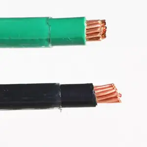 Copper conductor PVC insulated nylon sheathed AWG500 THNN/THWN cable 6 awg