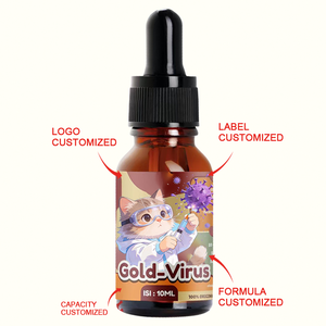 Supplément Probiotique Liquide IMMUNE pour Chiens et Chats, Marque Privée Personnalisée OEM ODM, Vente en Gros, pour la Santé Digestive - Product Image 2