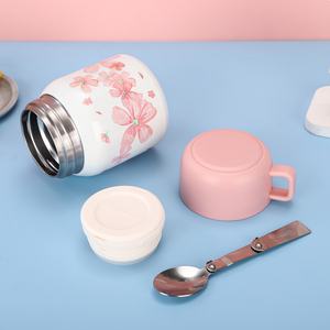 उच्च मूल्य वाले चांदी स्टेनलेस स्टील 316 वैक्यूम इन्सुलेट बेकर आधुनिक डिजाइन पोर्टेबल सूप कप लड़कियों के लिए थोक - Product Image 4