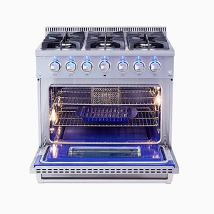 Hyxion Acier inoxydable Grilles en fonte continue four pyrolyse four <span class=keywords><strong>leroy</strong></span> <span class=keywords><strong>merlin</strong></span> pommes au four comme legumes pour utilisation - Product Image 2
