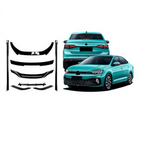Haosheng Accessoires de voiture modifiés Kits de carrosserie en plastique noir brillant pour VW Lavida XR Volkswagen Virtus 2023 +.