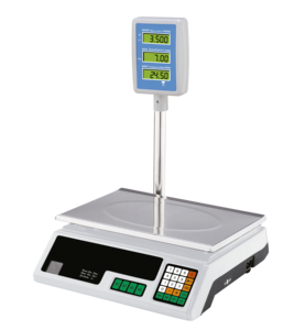 नई डिज़ाइन की गई झेजियांग नई इलेक्ट्रॉनिक डिजिटल स्केल टेबलटॉप फल सब्जी स्केल वाणिज्यिक वजन मशीन - Product Image 3