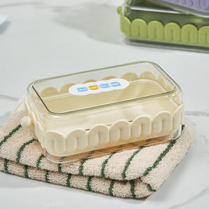 Commercio all'ingrosso della fabbrica trasparente doppio strato PET Luxe scatola di sapone con coperchio scatola di sapone di imballaggio personalizzato - Product Image 4