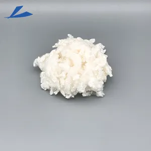 For Fill Sofa Polyester Fiber Filling Material Hollow Conjugated Raw 100% Polyester Staple Virgin Bleach White LONGSHINE 32/64mm