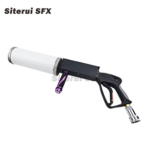 SITERUI SFX DJ 20W LED <span class=keywords><strong>CO2</strong></span> Blaster Gun Equipo de escenario Jet Pistol control manual RGB LED Party - Product Image 5