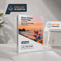 Papier photographique A6 imprimable jet d'encre, texture brillante, impression photo jet d'encre, papier photo brillant, vente en gros OEM, rouleau de papier photo