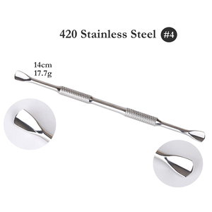 Ferramenta profissional para <span class=keywords><strong>nail</strong></span> art removedor de cutículas manicure colher em aço inoxidável empurrador de unhas - Product Image 6