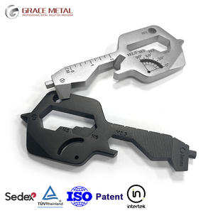 Khóa móc quà tặng doanh nghiệp thiết kế tùy chỉnh logo 20 trong 1, dụng cụ đa năng nhỏ gọn, móc khóa đa chức năng, dụng cụ đa năng - Product Image 1