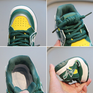 Spring and Autumn Children's Sports Shoes Boys Dad Shoes Girls White Breathable Warm Eco-Friendly Soft <b>Sole</b> Baby Light Leisure - Product Image 3