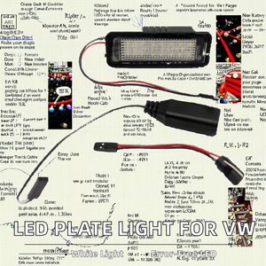 Lámpara de <span class=keywords><strong>matrícula</strong></span> LED blanca de 12V 6000K Canbus sin errores para automóviles con controlador de corriente constante - Product Image 2