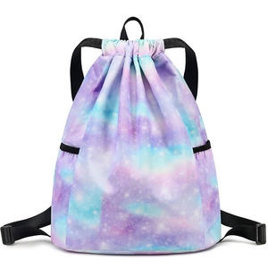 Sac cadeau léger, sac de sport à cordon pour femmes et filles, sac à dos à cordon personnalisé pour enfants, cadeaux de fête d'anniversaire pour enfants - Product Image 1