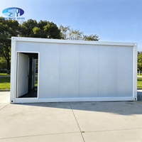 Cabine modulaire préfabriquée en conteneur, démontable, maison indépendante pour magasin, villa, école, bureau, chambre à coucher