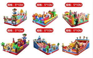 Nouveau Château Gonflable en PVC Amusant et Ludique 2026 - Location et Jeu dans les Places Publiques et les Aires de Jeux - Product Image 3