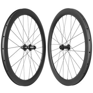 ล้อจักรยานเสือหมอบคาร์บอนไฟเบอร์406DB-RSD50C V1ทางหลวง50มม. H 20มม. IW 28มม. พร้อมระบบดิสก์เบรกแบบไม่มีท่อ - Product Image 6