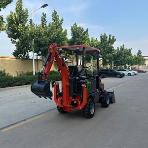 Livraison Gratuite – Nouvelle Excavatrice de 1,5 Tonne avec Moteur EPA, Machine de Terrassement sur Roues, Chargeuse-Pelleteuse Agricole - Product Image 4