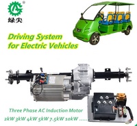 Moteur 4000W 48V de bonne qualité pour bus de navette, voiture de golf de club, kit de conversion de voiture électrique