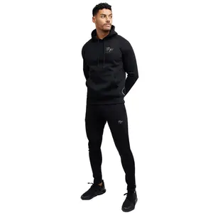 Облегающие мужские черные спортивные костюмы с вашим логотипом, спортивная одежда 2023