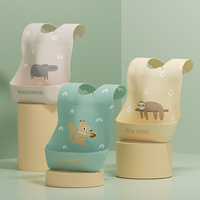OEM personnalisé 20 pièces emballage individuel absorbant étanche tissu non tissé bavoir bébé jetable pour l'alimentation et les voyages