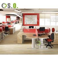 Table de bureau simple, mobilier de bureau moderne, bureau de direction avec armoire