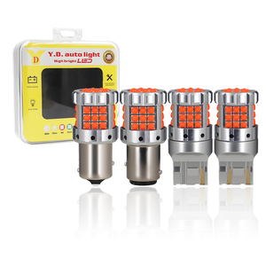 Offre Spéciale : Lot de 4 Ampoules <span class=keywords><strong>LED</strong></span> Haute Luminosité pour Voiture – Clignotants, Feux Stop, Feux de Recul et Feux de Position 1156 1157 7440 7443 – 12V 24V – Éclairage Automobile - Product Image 1