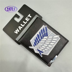 Attaque sur <span class=keywords><strong>Titan</strong></span> Wings Freedom Anime Portefeuille Bifold Survey Corps Unisexe PU Cuir Billfold - Product Image 1