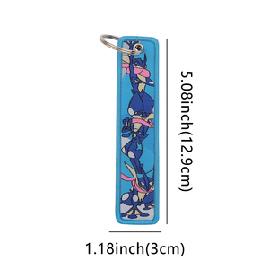 Nouvel Arrivage, Meilleures Ventes : <span class=keywords><strong>Porte</strong></span>-clés et Breloques de Sac Brodés à Motifs de Dessins Animés, <span class=keywords><strong>Porte</strong></span>-clés Pokémon Brodé Populaire - Product Image 6