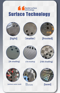 Raqueta de Pádel FUKE con Logotipo Personalizado, Impresión por Transferencia de Agua, Diamante, Fibra de Carbono 3K 12K 18K, Núcleo de Espuma EVA, Alta Calidad - Product Image 5
