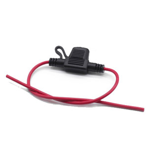 Porte-fusible de voiture étanche et ignifuge (taille moyenne 30 cm) avec fil rouge <span class=keywords><strong>pour</strong></span> véhicules automobiles, bateaux, camping-cars et remorques - Product Image 1