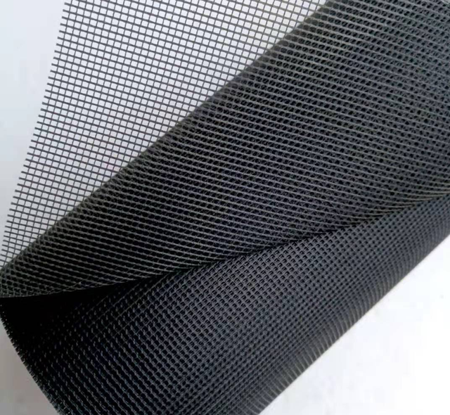 100% Polyester Woven Window Screen 1816 Mesh High Transparent Waterproof Anti Insect Household Net