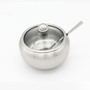 Juego de Azucarera y Jarra para Crema de Acero Inoxidable, Diseño Moderno y Ecológico para Hoteles, Cafeterías, Buffets, Cocina y Hogar - Product Image 4