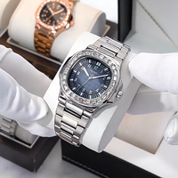 Montres à quartz pour hommes de marque supérieure, design élégant et tendance, prix d'usine, chronographe, luxe, acier inoxydable