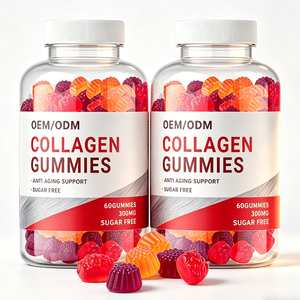 Gomitas <span class=keywords><strong>de</strong></span> <span class=keywords><strong>Colágeno</strong></span> para Adultos al por Mayor con Biotina y Vitamina C para Aclarar la Piel y Reforzar la Inmunidad, Suplemento <span class=keywords><strong>de</strong></span> 60 Gomitas - Product Image 2